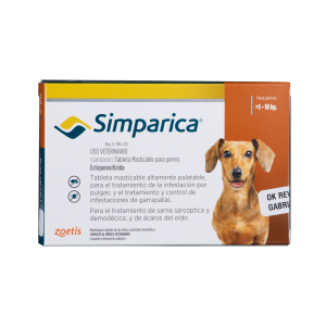 Antiparasitario Externo para perro  Simparica 20 Mg  Caja 1 Tableta en Munavi